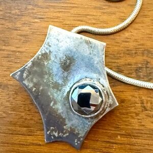 Vintage and Unique Sterling Silver Necklace and Pendant